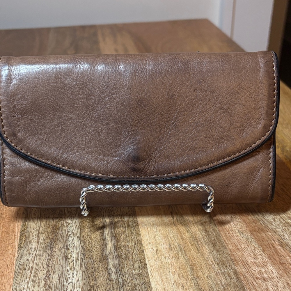 Gerard Darel Brown Leather Wallet